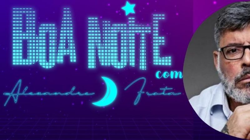 Alexandre Frota estreia terceira temporada do ‘Boa Noite’, na Rede Brasil