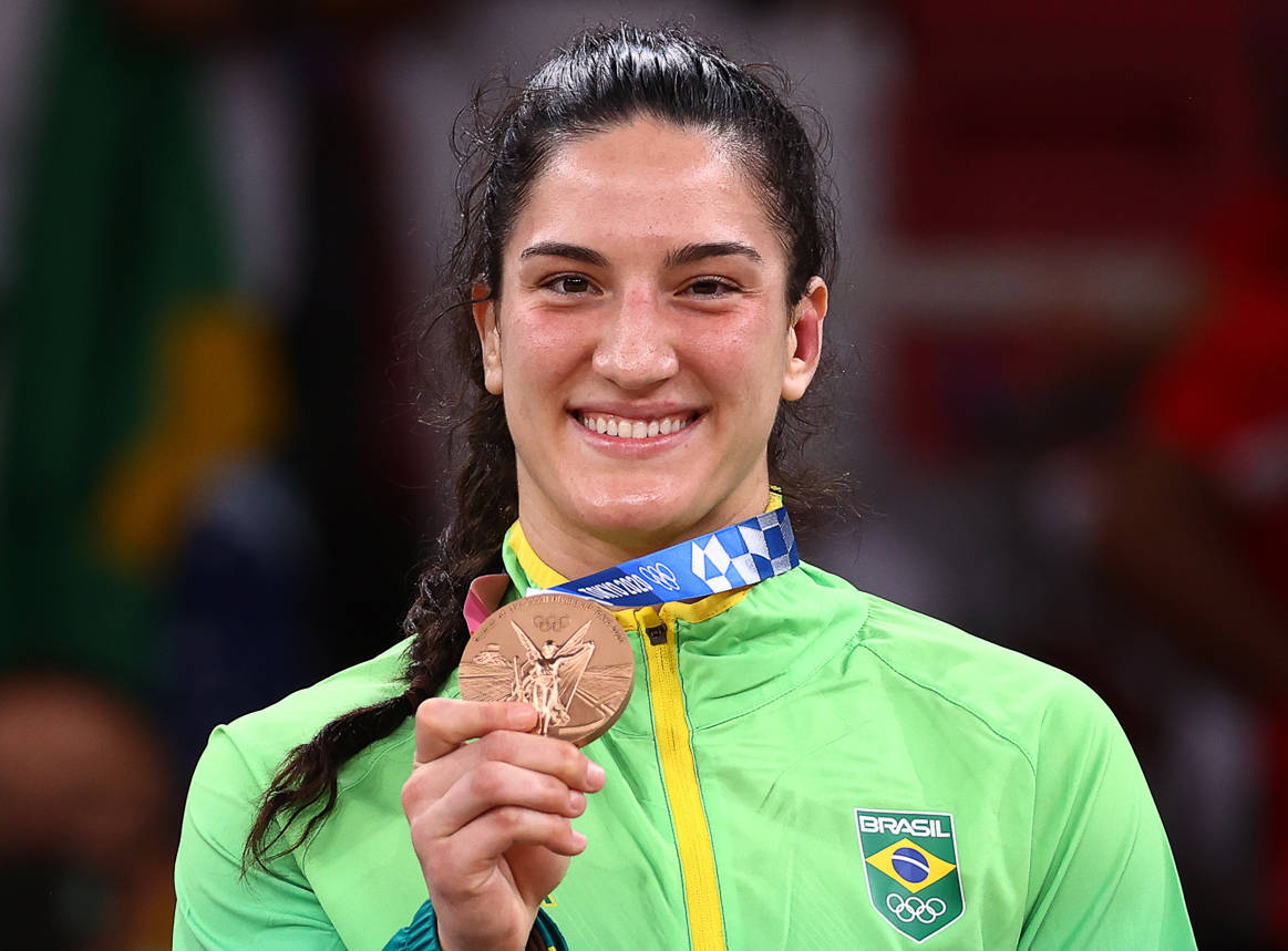 No Judô, Mayra Aguiar fatura medalha de bronze em Tóquio
