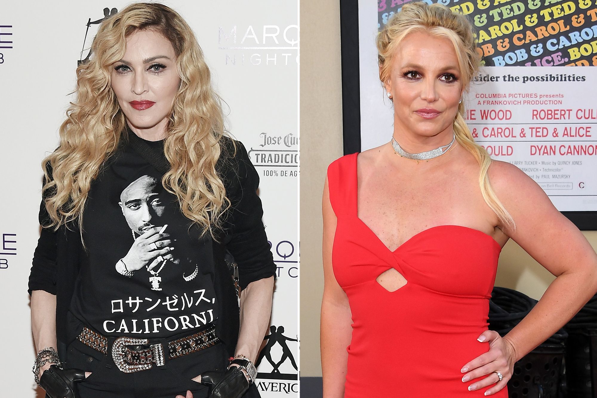 Britney Spears recebeu apoio de Madonna na escolha de advogado, revela site americano