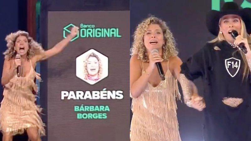 Barbara Borges vence A Fazenda 14, com 61,14% dos votos (Foto: Record TV)