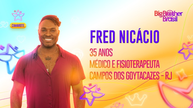 CAMAROTE: Conheça Fred Nicácio, participante do BBB23
