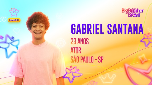 CAMAROTE: Conheça Gabriel Santana, participante do BBB23