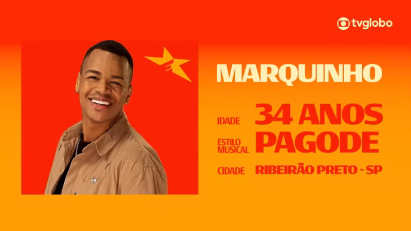 Conheça Marquinho, candidato do Estrelas da Casa 2026 que viralizou ao lado de Talita Cipriano