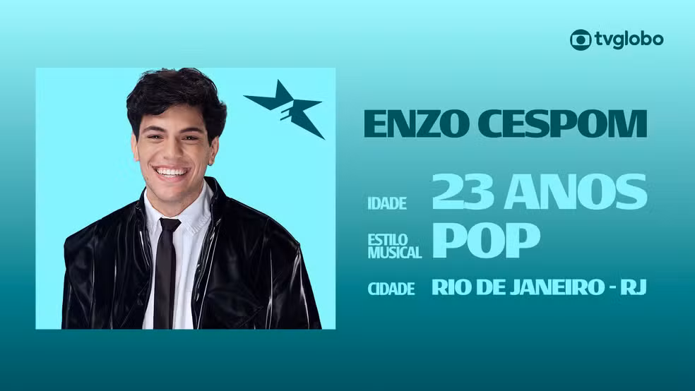 Conheça Enzo Cespom, candidato do Estrelas da Casa 2026